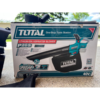 Máy thổi bụi hút bụi / thổi lá dùng pin TOTAL 40V TABLI2003