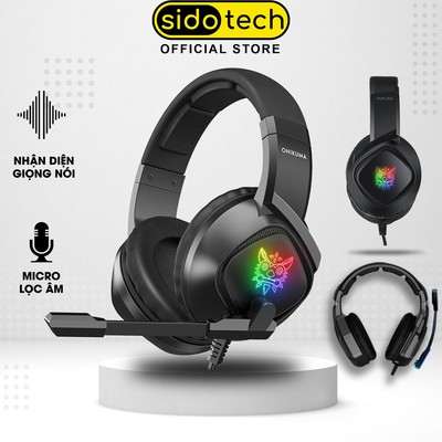 Tai nghe chụp tai có dây gaming SIDOTECH ONIKUMA K19-PRO có mic âm thanh vòm HIFI 3D super bass chống ồn over ear