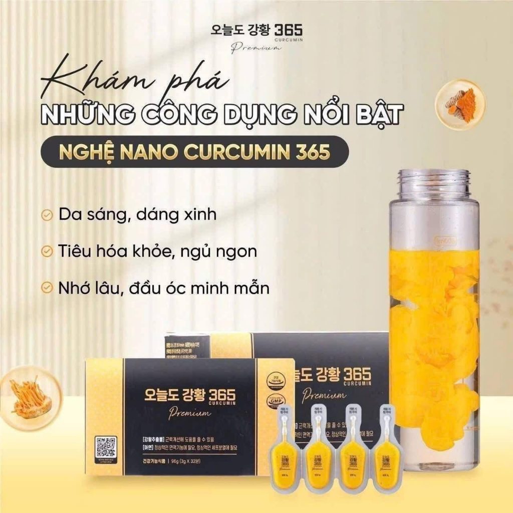 PQS - Nghệ Nano Curcumin 365 Premium 32 tép