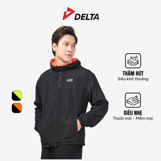 DELTA R20 Áo Khoác Phối Màu Unisex Chống Nắng 2Lớp Vải Polyester Mỏng Nhẹ Thoáng Mát Anti-UV RJA002U