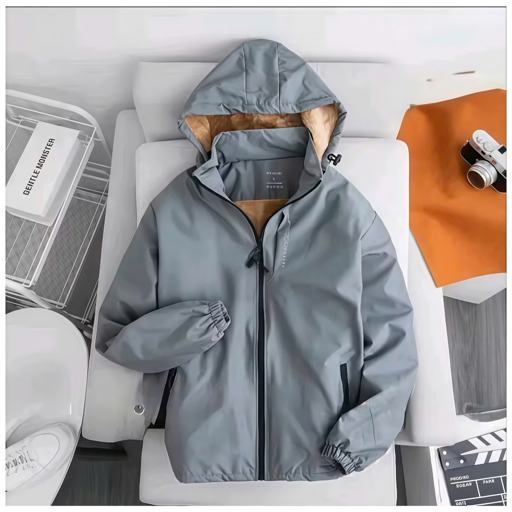  Áo Gió Lót Lông Nam Nữ Áo Khoác Gió Lót Lông Cừu Tráng Bạc Chống Nước Giữ Ấm - Minh Nguyệt Shop 