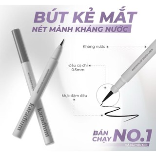 Bút dạ kẻ mắt siêu mảnh lâu trôi
