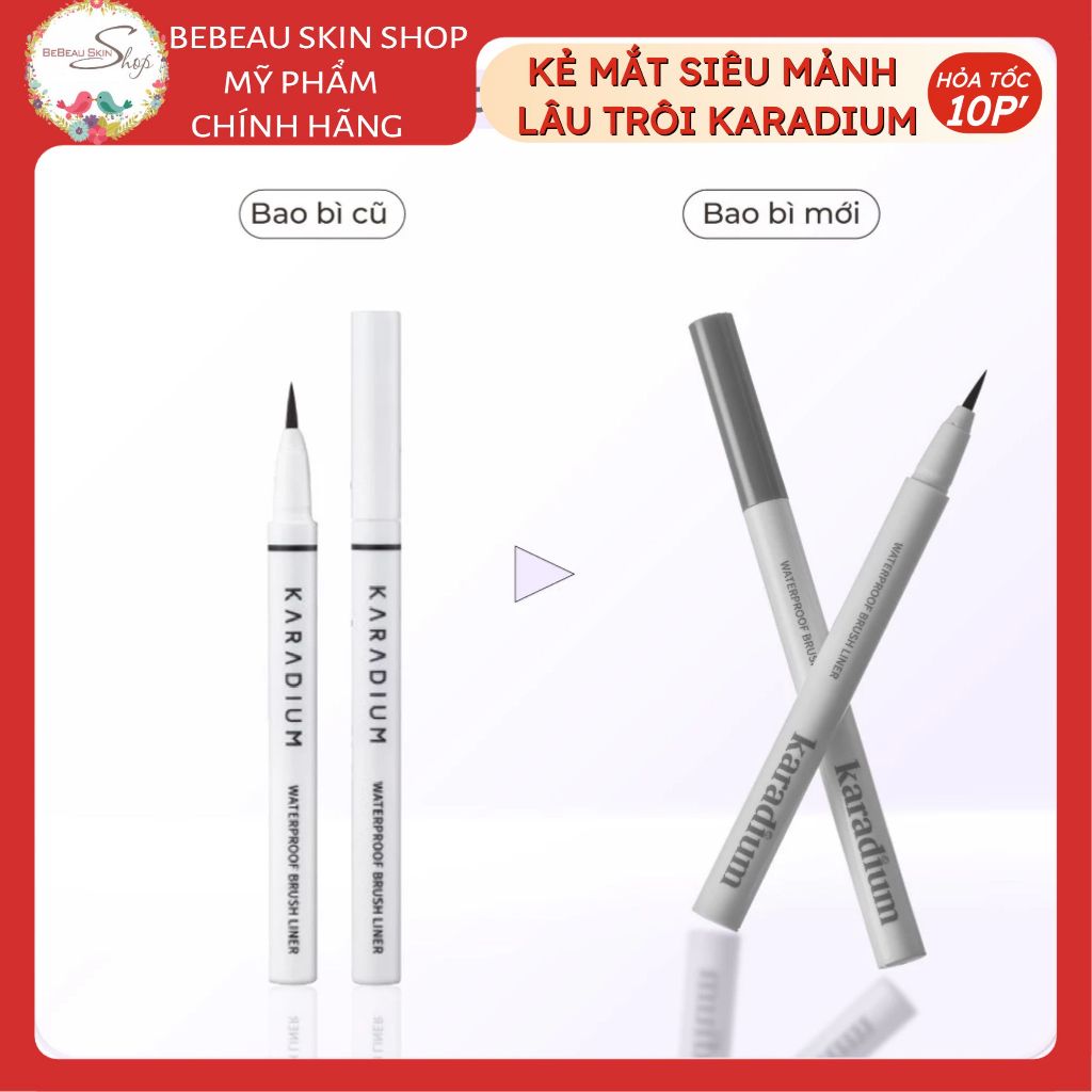 Bút dạ kẻ mắt siêu mảnh lâu trôi