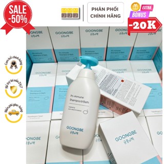 Bộ sản phẩm sữa tắm gội, lotion Goongbe thơm dịu nhẹ an toàn, lành tính cho bé sơ sinh  -minjeebaby