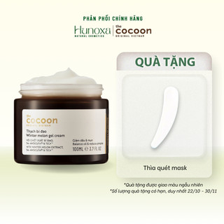  Thạch bí đao dưỡng ẩm Cocoon kem dưỡng ẩm cho làn da mềm mại và giảm mụn 100ML - HUNOXA 