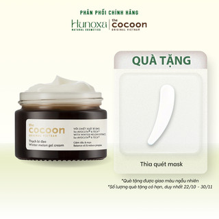  Thạch bí đao dưỡng ẩm Cocoon kem dưỡng ẩm cho làn da mềm mại và ngừa mụn 30ML - HUNOXA 