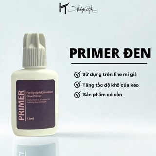  Primer Đen liên kết mi giúp keo bền hơn dùng trên line mi giả liên kết mi Dụng cụ nối mi Thúy Hà 