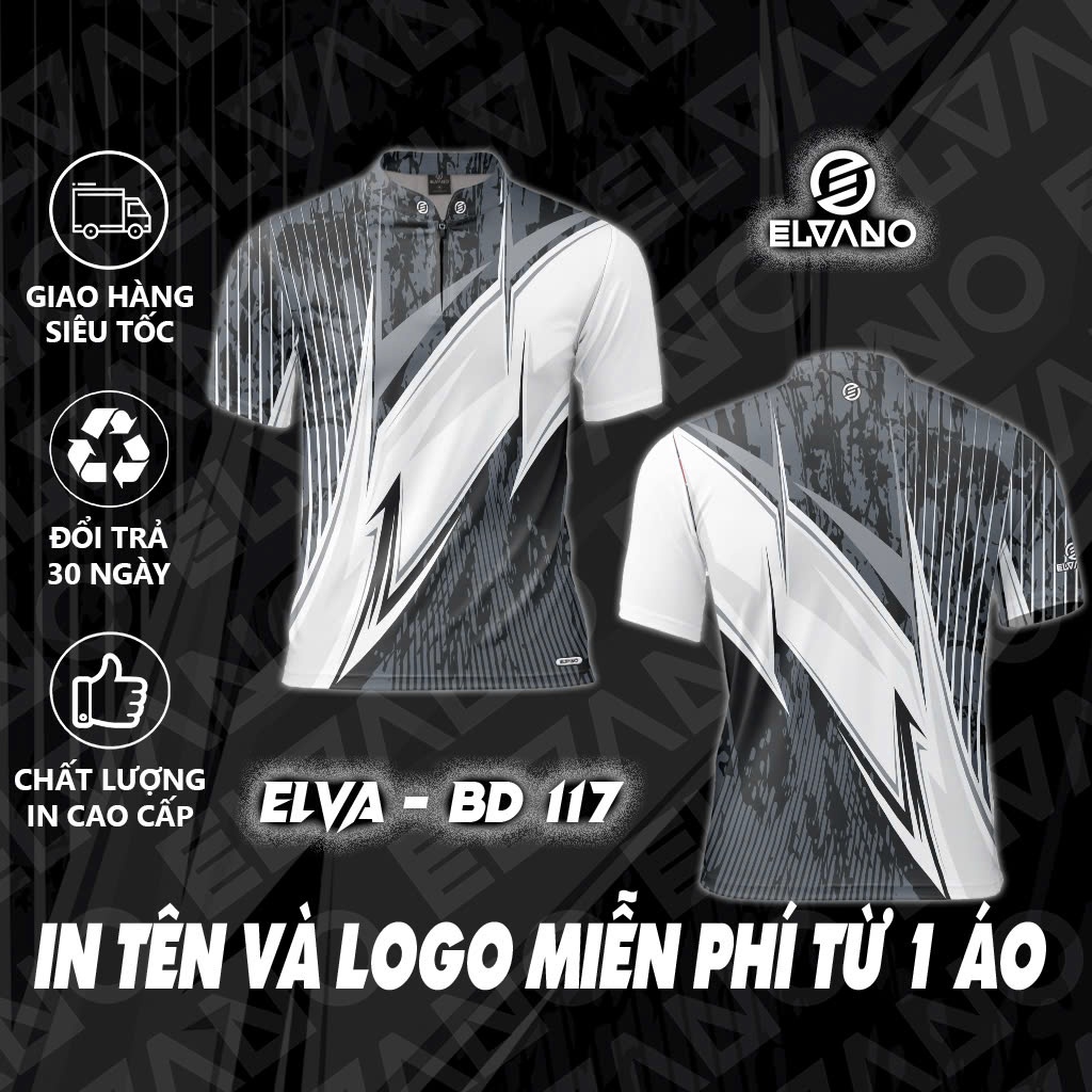 Áo Billiards ELVANO thiết kế cao cấp Mẫu ELVA-BD117