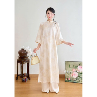 lụa hoa trà mới