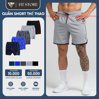   ECHT  COMBO 5 quần đùi nam quần thể thao nam chất liệu mè thái cao cấp mềm mại bền màu thoáng mát QĐL 