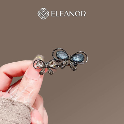 Kẹp tóc nữ Eleanor Accessories thiết kế hình hồ điệp đính đá kẹp tóc mái phụ kiện tóc 10672