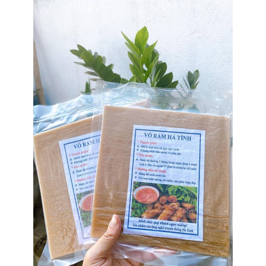 DANA FOODS Vỏ Ram Hà Tĩnh Loại Ngon 200gram Bánh Chả Ram Cuốn Nem Bánh Đa Nem Vỏ Ram Giòn Tan Thơm N