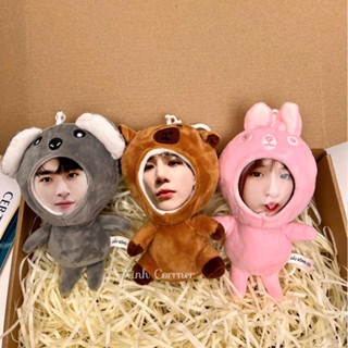  Gấu bông in ảnh theo yêu cầu gấu ghép mặt làm quà tặng sinh nhật bạn bè quà tặng kỉ niệm ngày yêu 