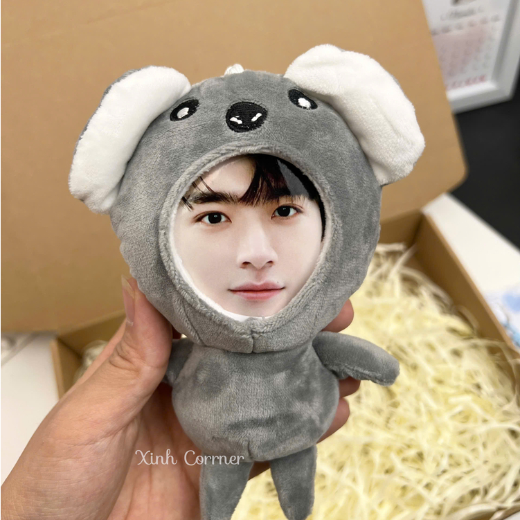 Gấu bông in ảnh theo yêu cầu, gấu ghép mặt làm quà tặng sinh nhật bạn bè, quà tặng kỉ niệm ngày yêu