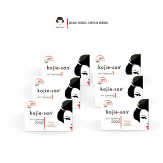  Hộp 6 cục xà bông tắm trắng đánh bay mụn lưng Kojiesan HÀNG CHÍNH HÃNG 135grX6 