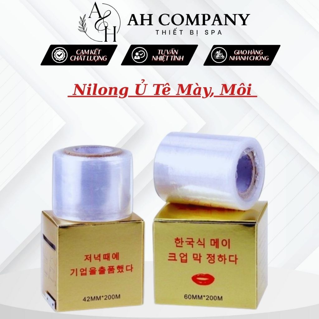 Nilon Ủ Tê Hàn, Cuộn Màng Bọc Ủ Tê Dài 200m Sử Dụng Ủ Môi, Mày
