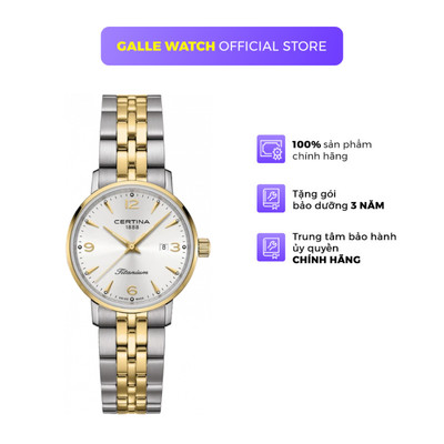 Đồng hồ Nữ Certina DS Caimano Lady C035.210 chống nước dây thép đeo tay cao cấp chính hãng