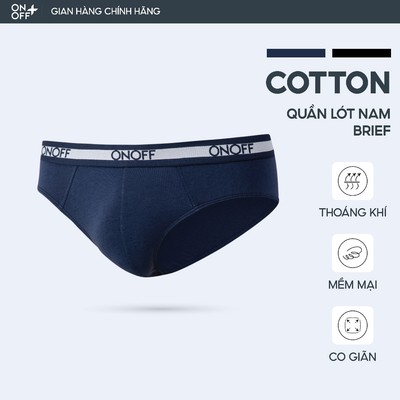 Quần lót nam brief ONOFF chất liệu cotton spandex dáng brief khỏe khoắn - 18UQ25A082