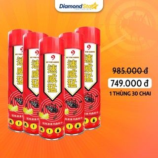 [Combo 30 Chai] Chai Xịt Côn Trùng Muỗi, Kiến, Gián Su Wei Meng 600ml