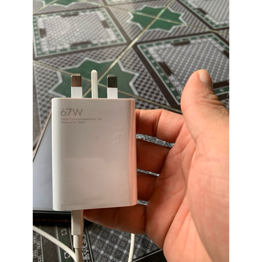 củ sạc mi 67w 3 chân