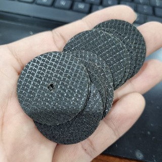 25 Đá Cắt Sắt Mini ( 32 x 1mm ) + 1 Trục Giữ