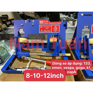MÁY RA VÀO LỐP XE GA - XE ĐIỆN  MẪU MỚI TẶNG MIẾNG ÉP TANH LỐP