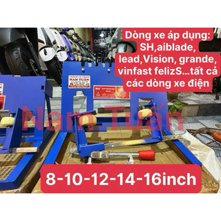MÁY RA VÀO LỐP XE GA - XE ĐIỆN  MẪU MỚI TẶNG MIẾNG ÉP TANH LỐP