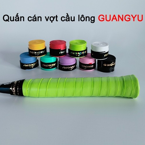 ( COMBO 5 CÁI ) Quấn cán vợt cầu lông GUANGYU chính hãng, bám dính, thấm mồ hôi