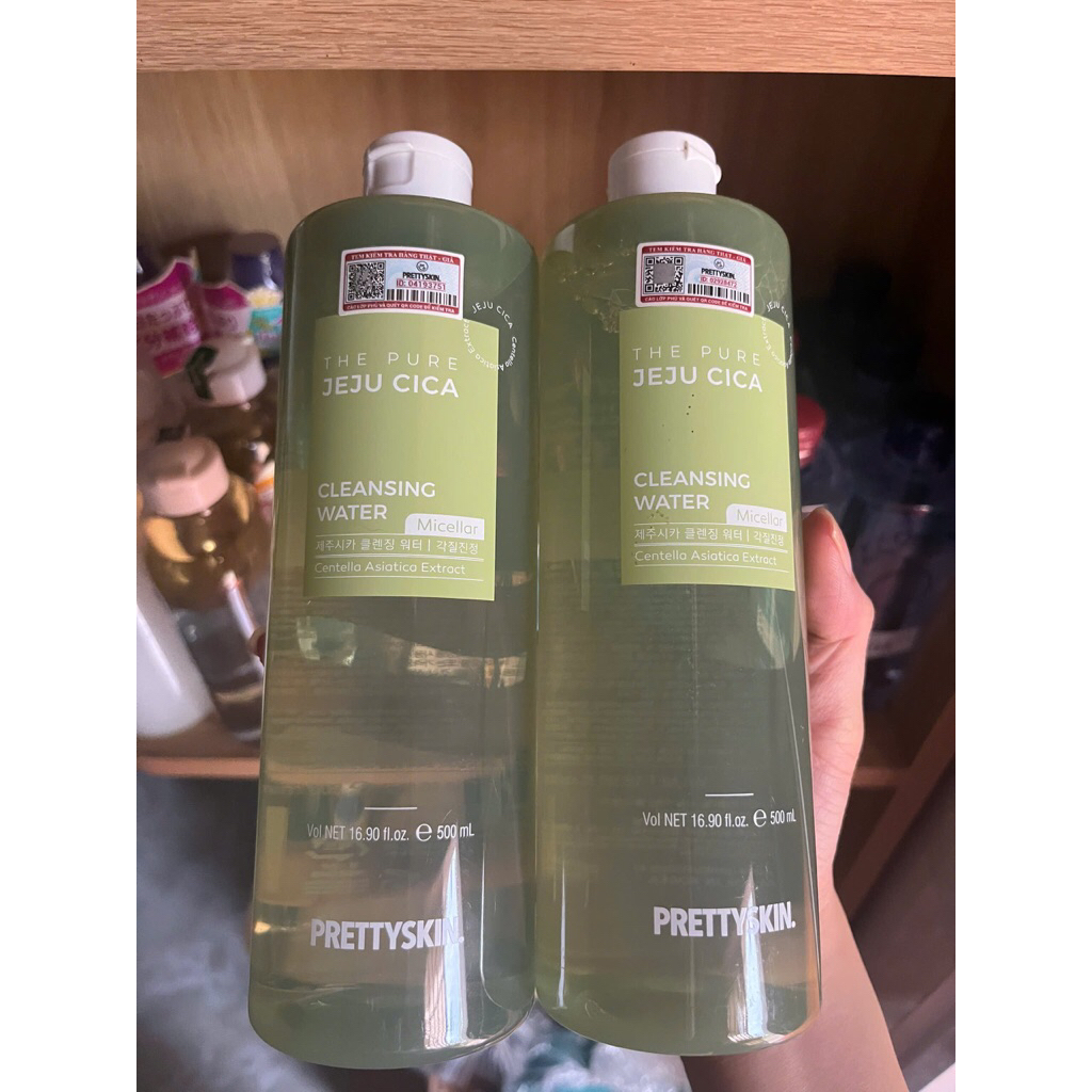 Tẩy trang jeju cica pretty skin