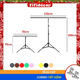  Khung Treo Phông Nền Chữ T Tặng Kẹp – Chụp Ảnh Sản Phẩm Phông Nền Phụ Kiện Chụp Hình TiTi Decor 