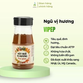 Ngũ Vị Hương VIPEP Nấu, Kho, Chiên, Xào, Nướng, Khử Tanh Món Ăn, Tạo Độ Thơm Hũ Nhựa 40g