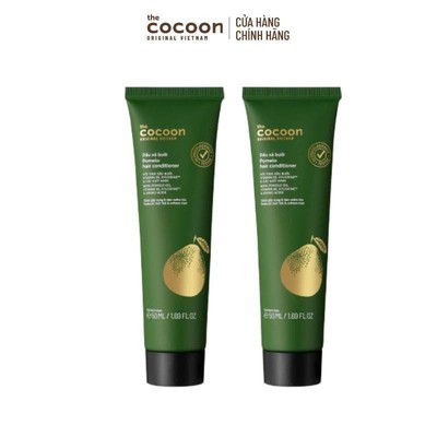 HÀNG TẶNG KHÔNG BÁN - Combo 2 trial size - Dầu xả bưởi Cocoon giúp cung cấp dưỡng chất và bổ sung độ ẩm cho tóc 50ml