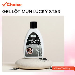   Choice  Gel Lột Mụn LUCKY STAR FM1-1042-4 - Than Hoạt Tính 60ml 200ml Sạch Bụi Bẩn Sáng Da 