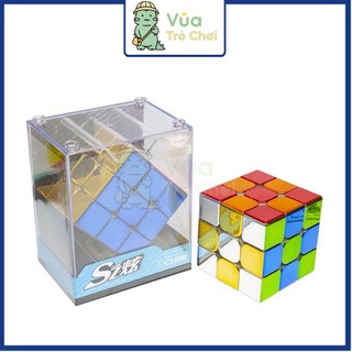 Rubik Cyclone Metallic 3x3 M Có Nam Châm Stickerless Mạ Kim Loại