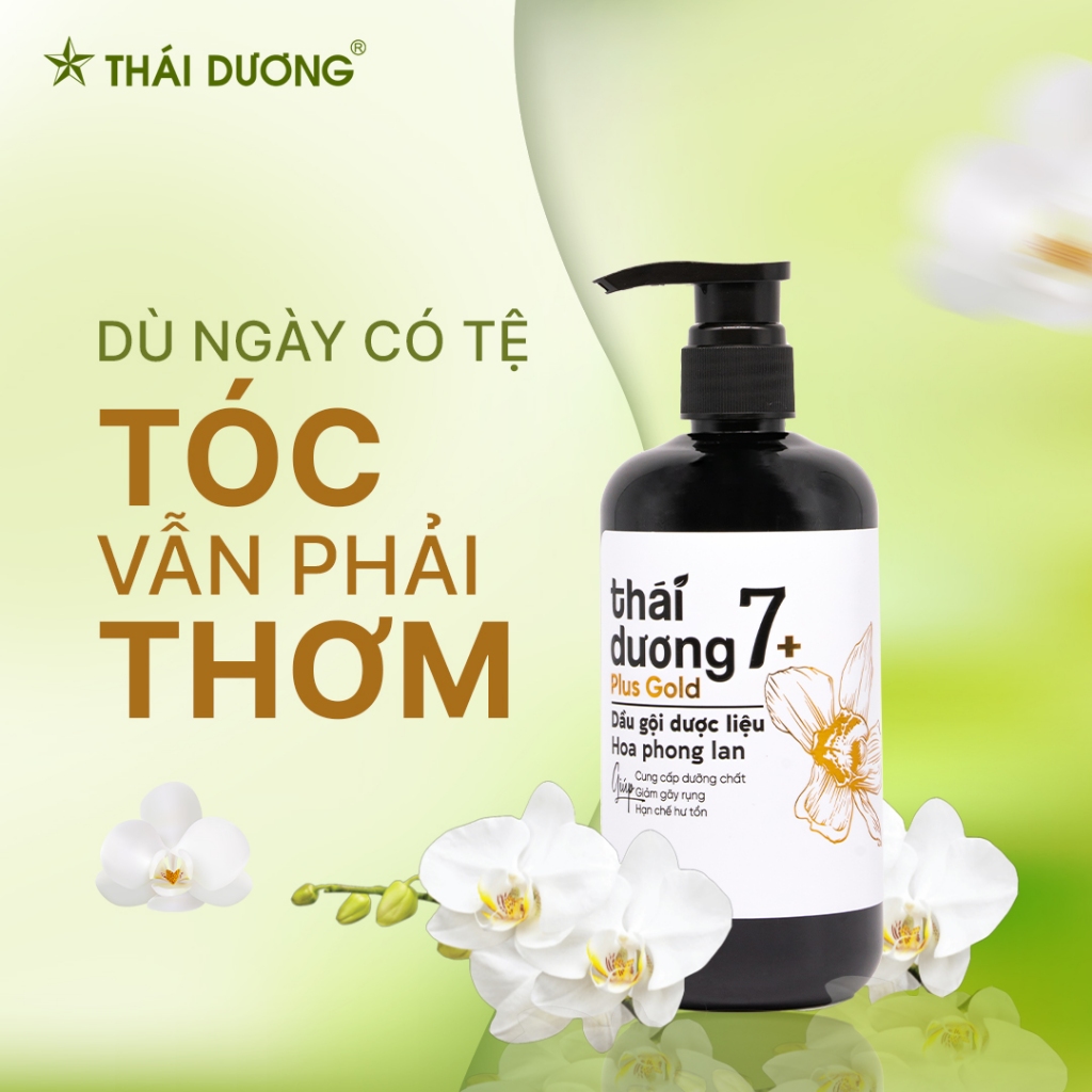 [KOL] Dầu gội Thái Dương 7 Plus Gold Hoa Phong Lan chai 500ml kèm quà tặng - Dầu gội dành cho tóc gàu, ngứa, rụng tóc | BigBuy360 - bigbuy360.vn