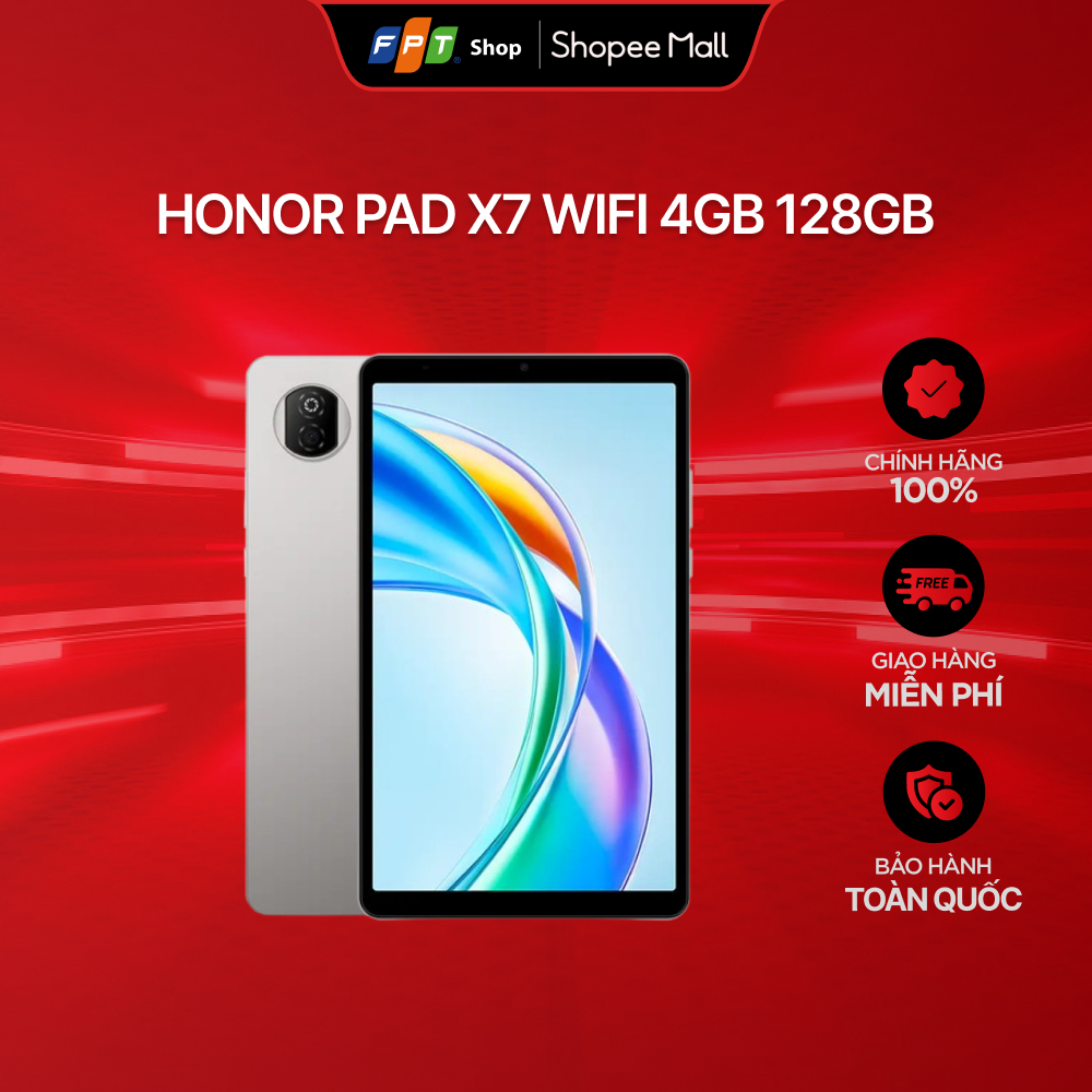 Máy tính bảng Honor Pad X7 WiFi 4GB 128GB Xám