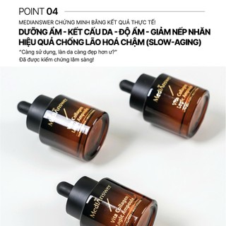 [LIVE] Tinh chất collagen vitamin dưỡng sáng căng bóng da MediAnswer Vita Collagen Logic Ampoule 30ml