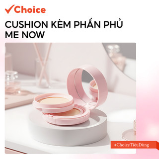   Choice  Cushion Kèm Phấn Phủ 2in Me Now FM1-2436-6 Cố Định Nền Kiềm Dầu Căng Bóng 