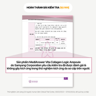 [LIVE] Tinh chất collagen vitamin dưỡng sáng căng bóng da MediAnswer Vita Collagen Logic Ampoule 30ml