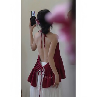  ÁO CỔ YẾM LINEN XẾP LI 2 MÀU  khositl  