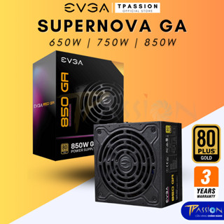 Nguồn PSU EVGA SuperNOVA 850W 750W 650W GA - 80 Plus Gold - ATX3.0 PCIe 5.0 Full Modular -Chính hãng
