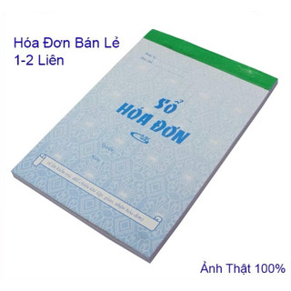 ( Lốc 10 cuốn ) Sổ hóa đơn bán lẻ size A6 - Mẫu từ 1 đến 3 liên