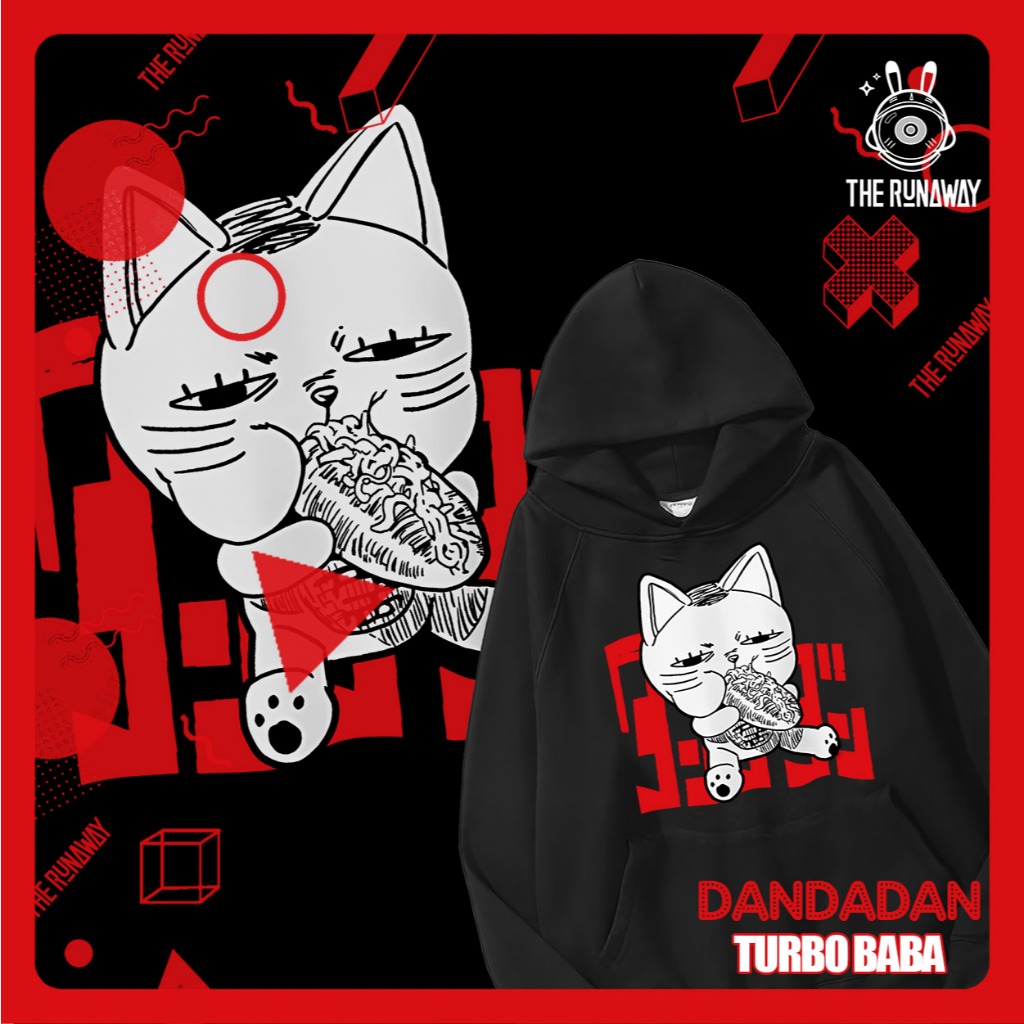 Áo Hoodie Dandadan : Turbo Baba Nỉ Premium cotton cho Nam / Nữ by The Runaway