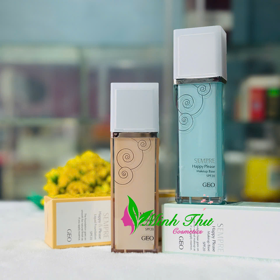 GEO Sempre Happy & Please SPF20 - Kem Lót, Kem Nền GEO Sempre Happy & Please Hàn Quốc