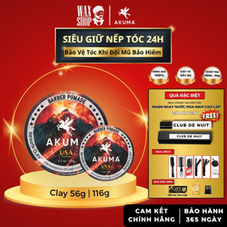  Sáp vuốt tóc nam Akuma Infinity Clay 56g | 116g chính hãng 