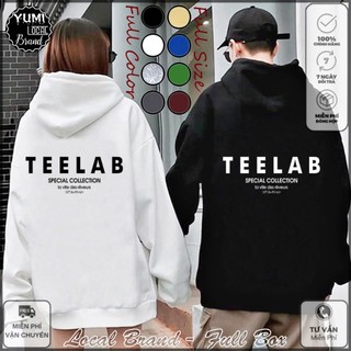  Áo Hoodie TEELAB Local Brand - Áo Khoác Nỉ bông Cực dày Form rộng Unisex  HD2100L - Hàng Chính Phẩm  