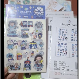 Tem sticker (sét 2 vỉ)