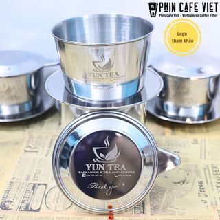  Phin cà phê inox 430 cỡ lớn pha 125gr bột cà phê nguyên chất  Có nhận khắc logo  