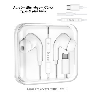 Tai Nghe Hoco M101 Pro Type-C Có Mic – Âm Thanh Rõ, Đàm Thoại Sắc Nét, Nghe Nhạc Chất Lượng Cao
