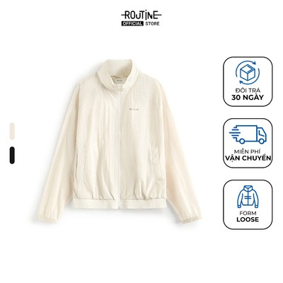 Áo Khoác Raglan Dây Kéo Form Loose - Routine 10F25WJA002